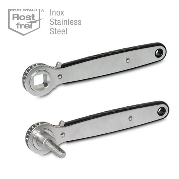 Stainless Steel-Ratchet Spanners GN 318