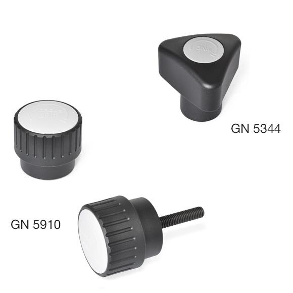 Torque Limiting Knobs GN 5344 and GN 5910